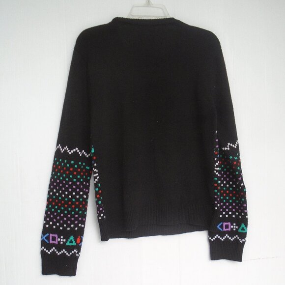 PlayStation Youth Christmas Sweaters Size L (14-16) Black - Picture 3 of 7
